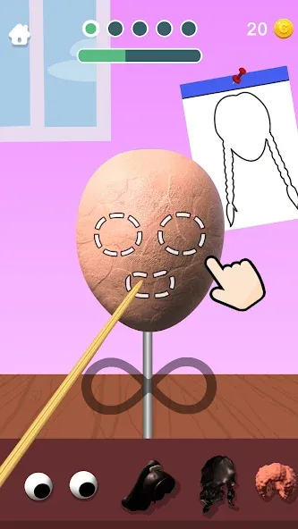 Sculpt People МОД/Взлом [Все открыто, Дополнительные деньги и Меню MOD] Screenshot 1