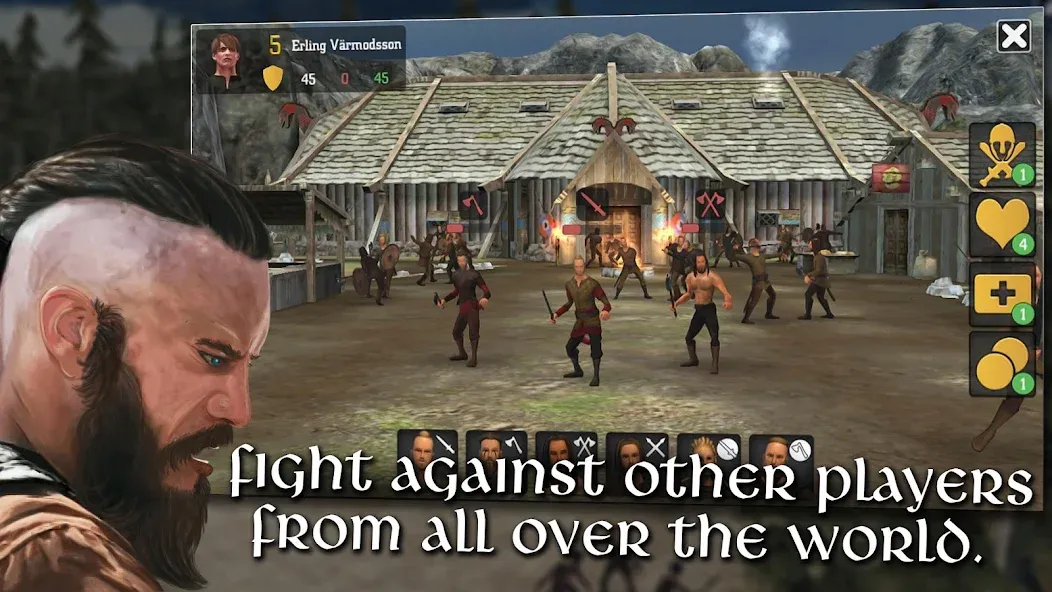Vikings at War (Викинги в войне) МОД/Взлом [Деньги, Монеты и Меню MOD] Screenshot 2