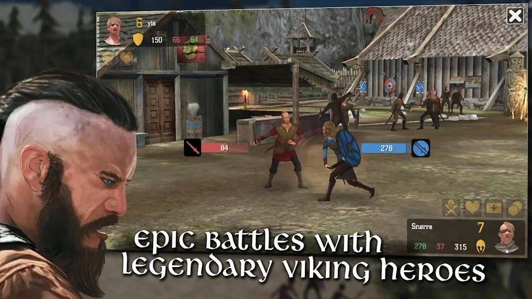 Vikings at War (Викинги в войне) МОД/Взлом [Деньги, Монеты и Меню MOD] Screenshot 3