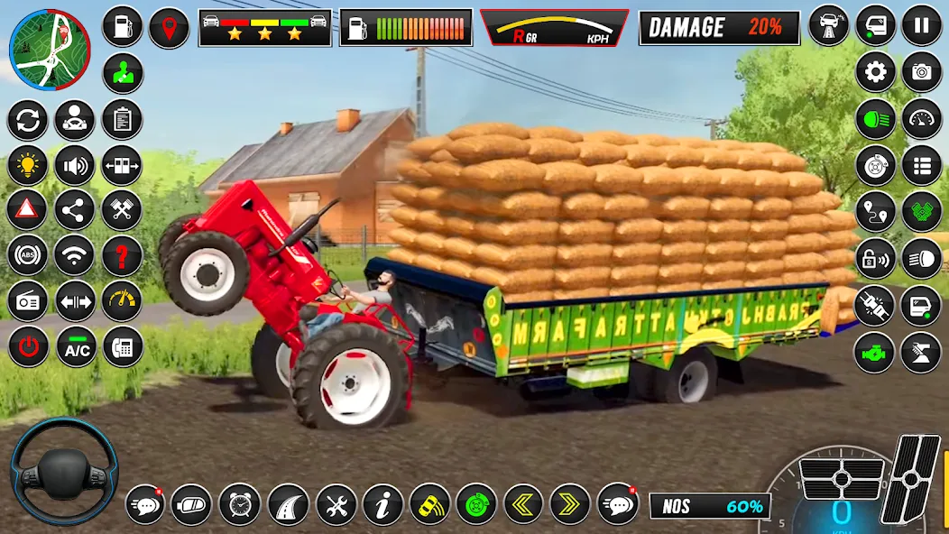 Indian Tractor Simulator Games МОД/Взлом [Все открыто, Дополнительные деньги и Меню MOD] Screenshot 2