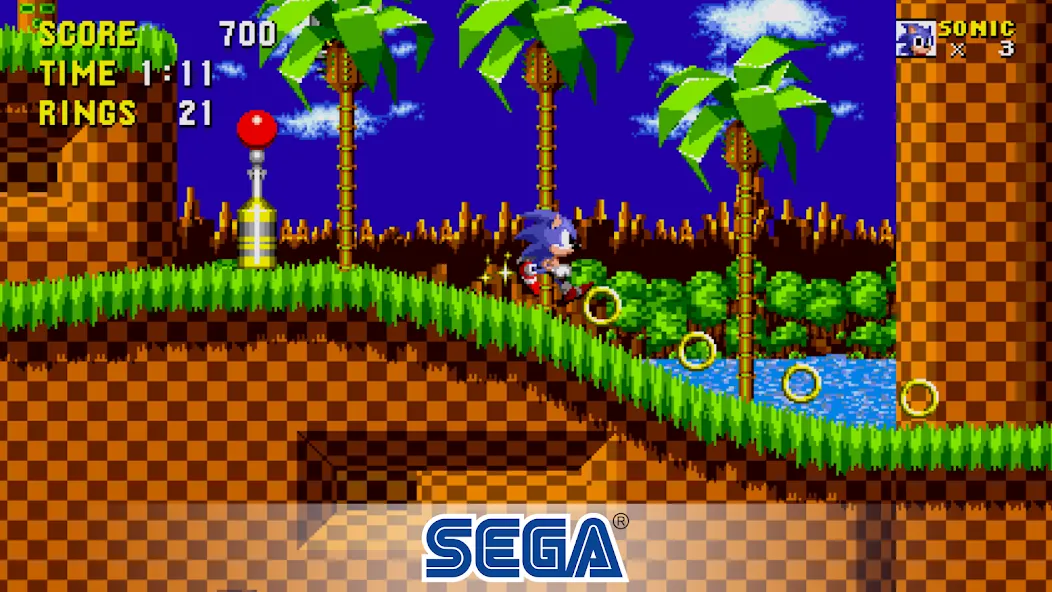 Sonic the Hedgehog™ Classic (Соник Зе Хеджхог Классик) МОД/Взлом [Много монет, Открытые уровни и Мега MOD] Screenshot 1