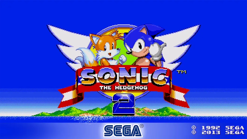 Sonic The Hedgehog 2 Classic (Соник Зе Хеджхог 2 Классик) МОД/Взлом [Деньги, Монеты и Меню MOD] Screenshot 1