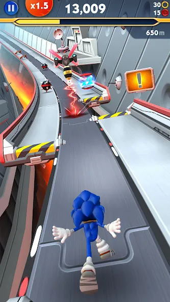 Sonic Dash 2: Sonic Boom Run (Соник Дэш 2) МОД/Взлом [Все открыто, Дополнительные деньги и Меню MOD] Screenshot 3