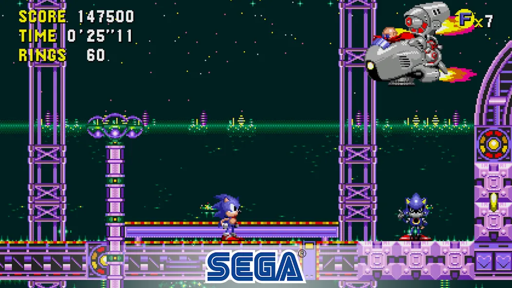 Sonic CD Classic (Соник СД Классик) МОД/Взлом [Деньги, Монеты и Меню MOD] Screenshot 3