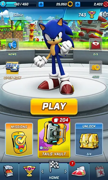 Sonic Forces - Running Game (оник Форсес) МОД/Взлом [Много денег, Монет и Все открыто] Screenshot 3