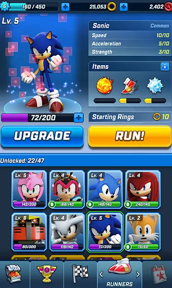 Sonic Forces - Running Game (оник Форсес) МОД/Взлом [Много денег, Монет и Все открыто] Screenshot 4