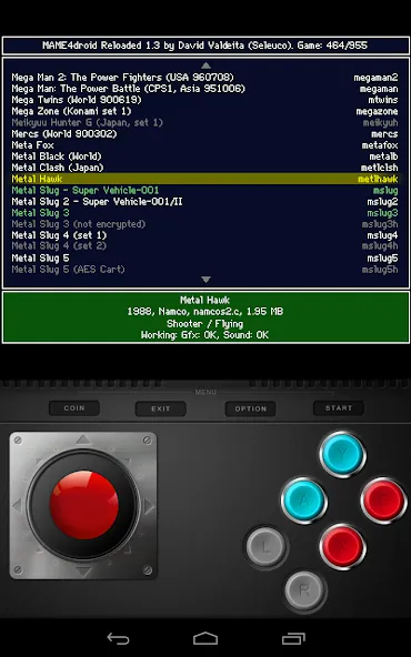 MAME4droid  (0.139u1) (МАМЕ4дроид) МОД/Взлом [Все открыто, Дополнительные деньги и Меню MOD] Screenshot 2