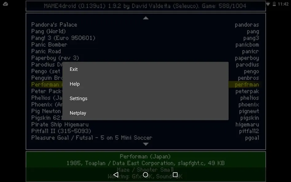 MAME4droid  (0.139u1) (МАМЕ4дроид) МОД/Взлом [Все открыто, Дополнительные деньги и Меню MOD] Screenshot 4