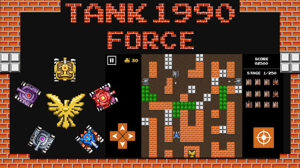 Tank 1990: Battle Defense War МОД/Взлом [Меню, Бесконечные монеты и Открытые уровни] Screenshot 1