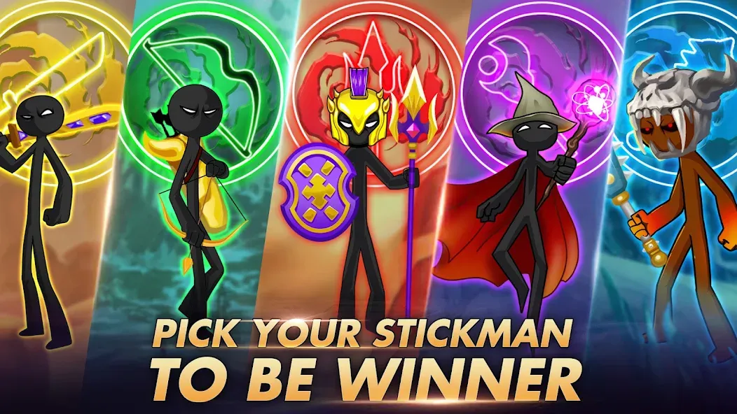 Stick Dynasty (Стритмен Баттл Уор) МОД/Взлом [Бесконечные деньги, Монеты и Мега MOD] Screenshot 4