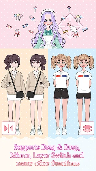 Lily Diary : Dress Up Game МОД/Взлом [Много монет, Открытые уровни и Мега MOD] Screenshot 2