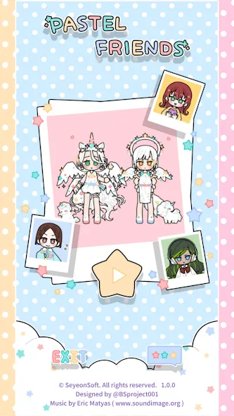 Pastel Friends : Dress Up Game МОД/Взлом [Бесконечные деньги, Монеты и Мега MOD] Screenshot 1