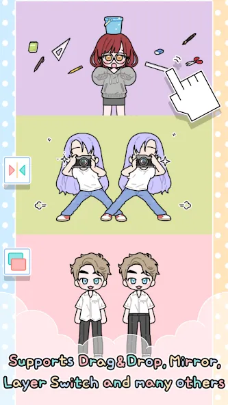 Pastel Friends : Dress Up Game МОД/Взлом [Бесконечные деньги, Монеты и Мега MOD] Screenshot 3