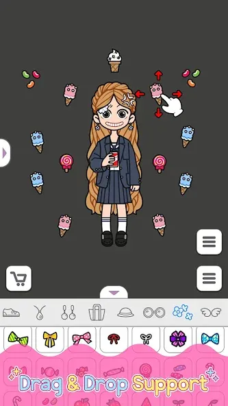 Lily Story : Dress Up Game МОД/Взлом [Меню, Бесконечные монеты и Открытые уровни] Screenshot 3