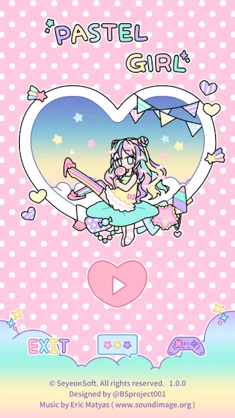Pastel Girl : Dress Up Game МОД/Взлом [Деньги, Монеты и Меню MOD] Screenshot 1