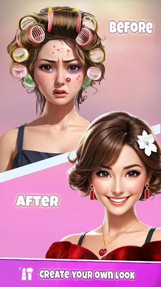 Fashion Artist: Makeup Game МОД/Взлом [Деньги, Монеты и Меню MOD] Screenshot 3