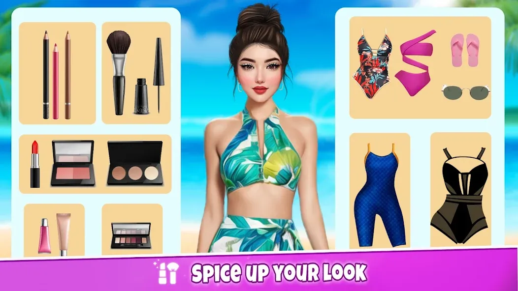 Fashion Artist: Makeup Game МОД/Взлом [Деньги, Монеты и Меню MOD] Screenshot 5