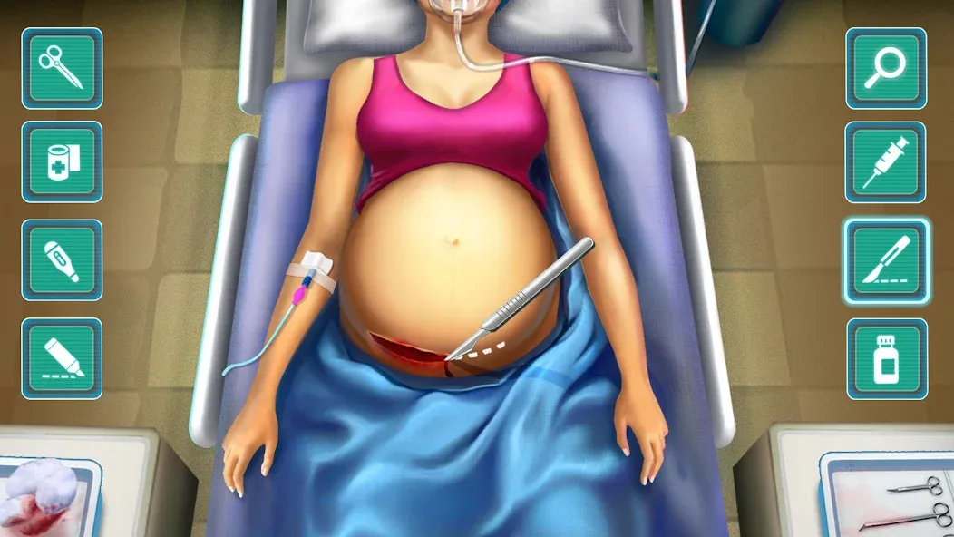 Surgery Simulator Doctor Game МОД/Взлом [Много монет, Открытые уровни и Мега MOD] Screenshot 1
