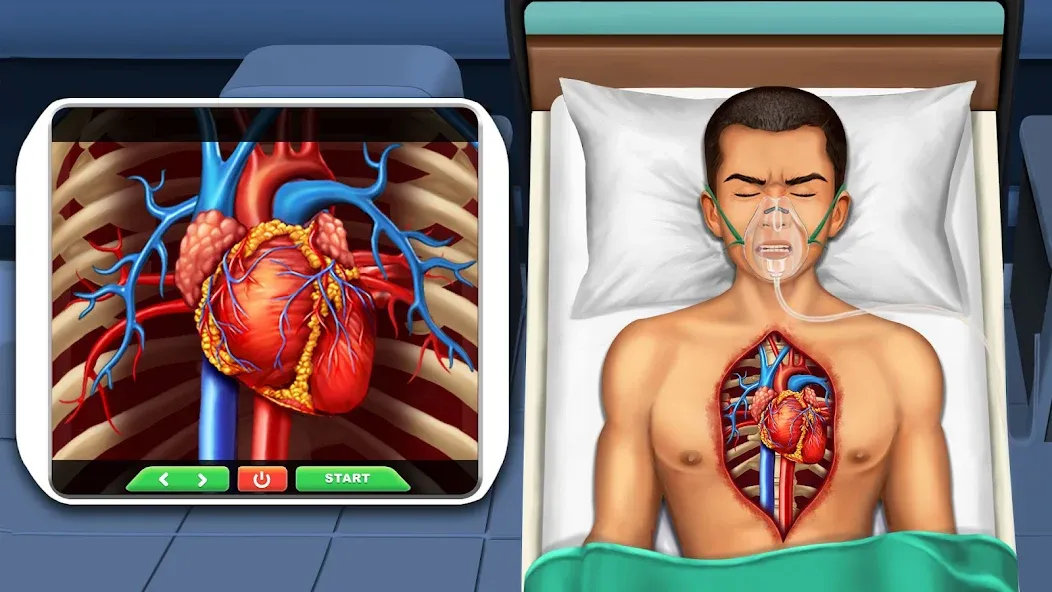 Surgery Simulator Doctor Game МОД/Взлом [Много монет, Открытые уровни и Мега MOD] Screenshot 3