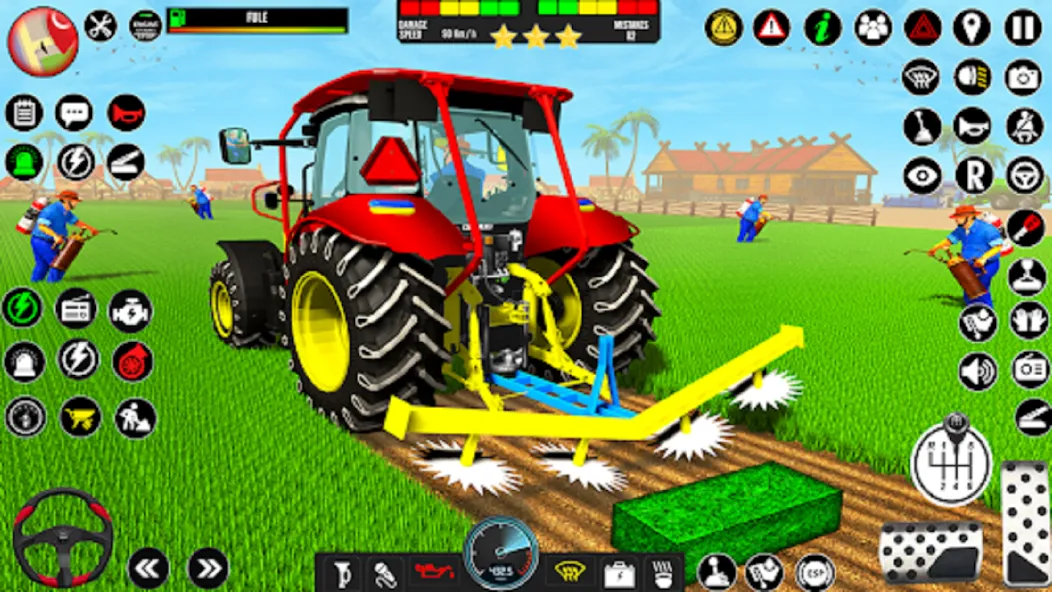 Indian Tractor Driving Game 3D (Фарминг Геймс) МОД/Взлом [Все открыто, Дополнительные деньги и Меню MOD] Screenshot 5