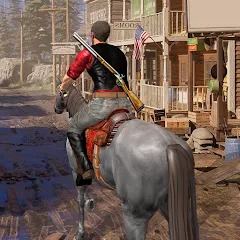 Скачать Взломанная West Cowboy - Gunfighter Game на Андроид (Много денег)