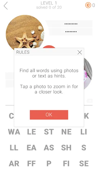 11 Clues: Word Game МОД/Взлом [Все открыто, Дополнительные деньги и Меню MOD] Screenshot 2