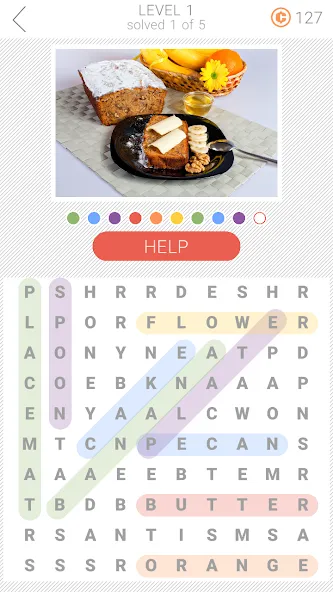 10x10 Word Search (десять на десять) МОД/Взлом [Деньги, Монеты и Меню MOD] Screenshot 3