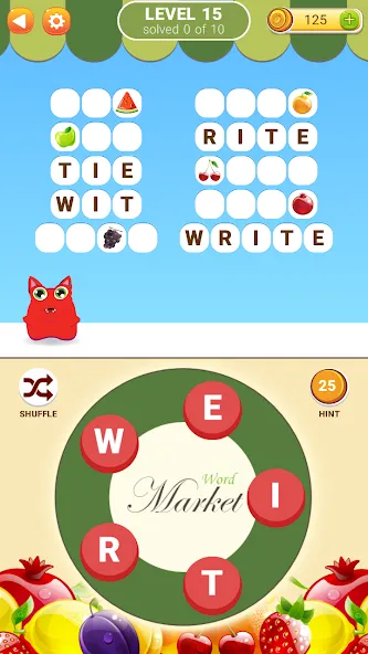 Word Market МОД/Взлом [Все открыто, Дополнительные деньги и Меню MOD] Screenshot 2