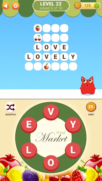Word Market МОД/Взлом [Все открыто, Дополнительные деньги и Меню MOD] Screenshot 3