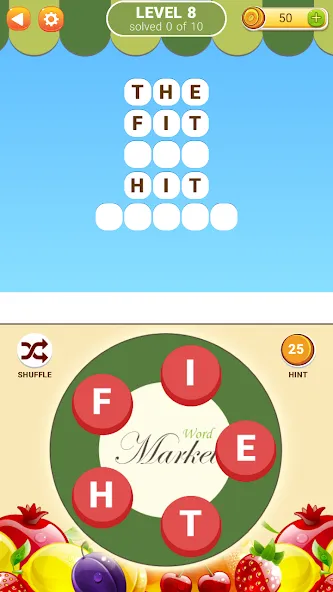 Word Market 2 МОД/Взлом [Много денег, Монет и Все открыто] Screenshot 2