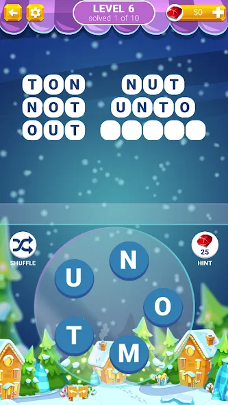 Word Connection: Puzzle Game МОД/Взлом [Много монет, Открытые уровни и Мега MOD] Screenshot 1