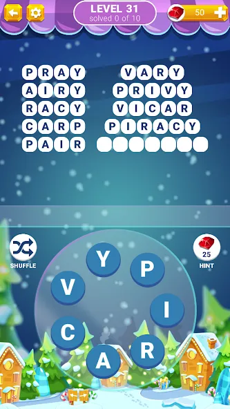 Word Connection: Puzzle Game МОД/Взлом [Много монет, Открытые уровни и Мега MOD] Screenshot 3