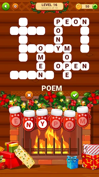 Word Cabin МОД/Взлом [Все открыто, Дополнительные деньги и Меню MOD] Screenshot 3