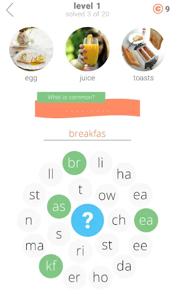 3 Circles: Word Game МОД/Взлом [Много монет, Открытые уровни и Мега MOD] Screenshot 1