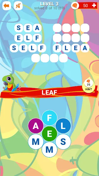 Words in Color МОД/Взлом [Деньги, Монеты и Меню MOD] Screenshot 3