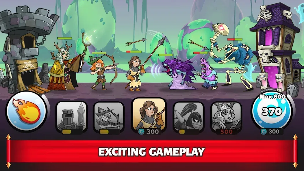 Tower Conquest: Tower Defense МОД/Взлом [Много денег, Монет и Все открыто] Screenshot 5