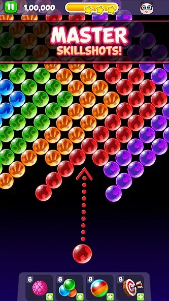 Bubble Shooter: Panda Pop! (Панда Поп) МОД/Взлом [Меню, Бесконечные монеты и Открытые уровни] Screenshot 3