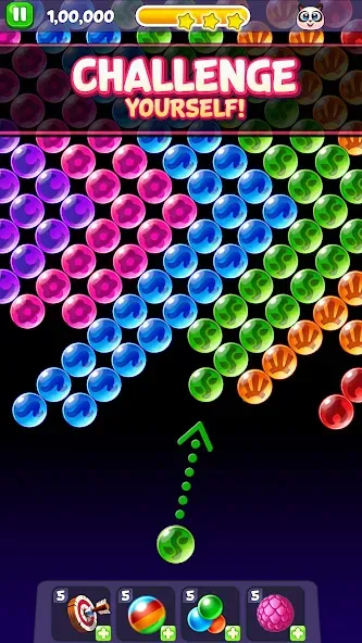 Bubble Shooter: Panda Pop! (Панда Поп) МОД/Взлом [Меню, Бесконечные монеты и Открытые уровни] Screenshot 4