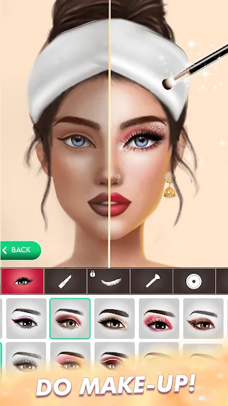 Makeup, Fashion Dress up Games МОД/Взлом [Меню, Бесконечные монеты и Открытые уровни] Screenshot 1