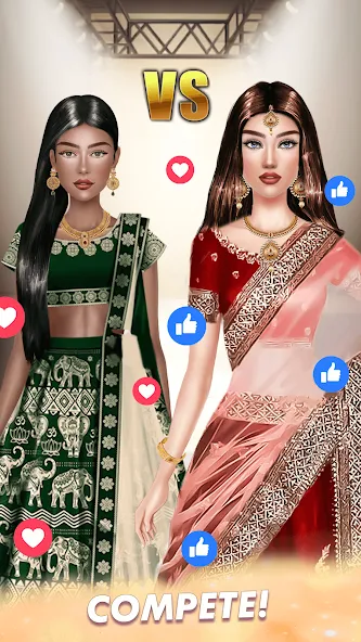 Makeup, Fashion Dress up Games МОД/Взлом [Меню, Бесконечные монеты и Открытые уровни] Screenshot 2