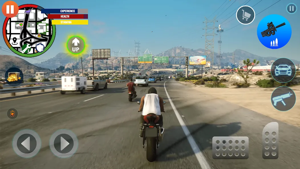 Gangster Games Crime Simulator МОД/Взлом [Бесконечные деньги, Монеты и Мега MOD] Screenshot 2