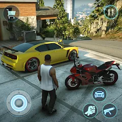 Скачать Gangster Games Crime Simulator Взлом (много денег) на Андроид бесплатно