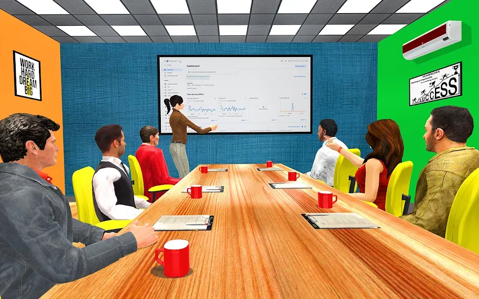 Virtual HR Manager Job Games МОД/Взлом [Все открыто, Дополнительные деньги и Меню MOD] Screenshot 4