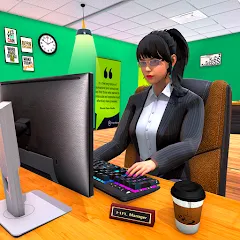 Скачать взломанную Virtual HR Manager Job Games на Андроид - Всё открыто