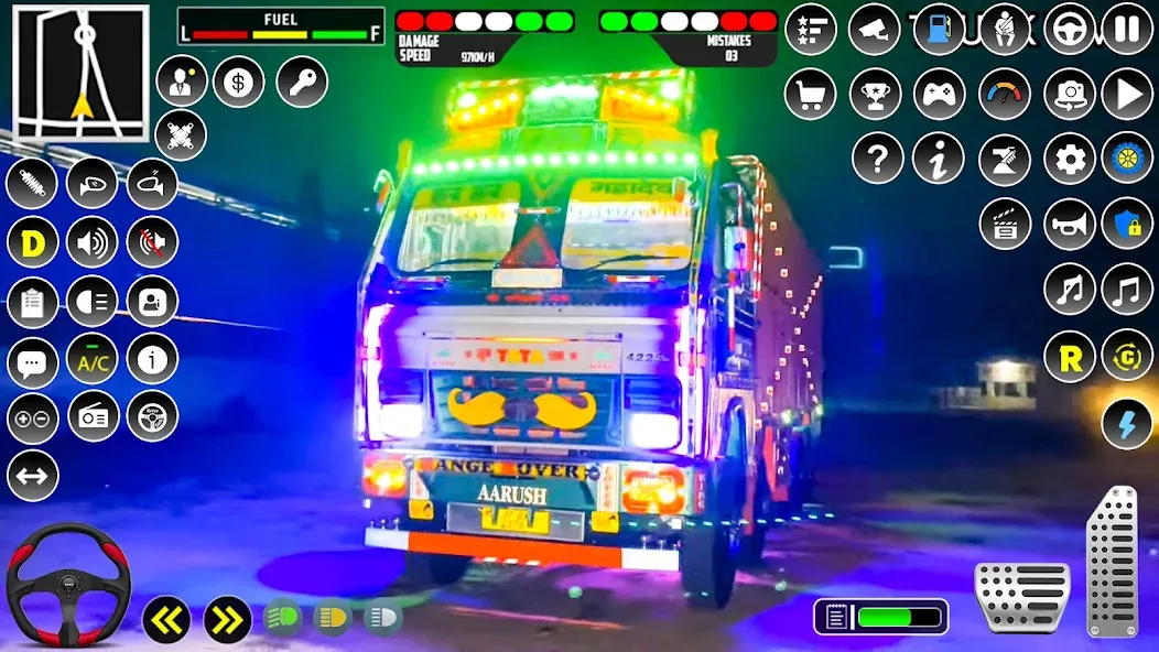 Indian Truck Driver Simulator МОД/Взлом [Меню, Бесконечные монеты и Открытые уровни] Screenshot 3