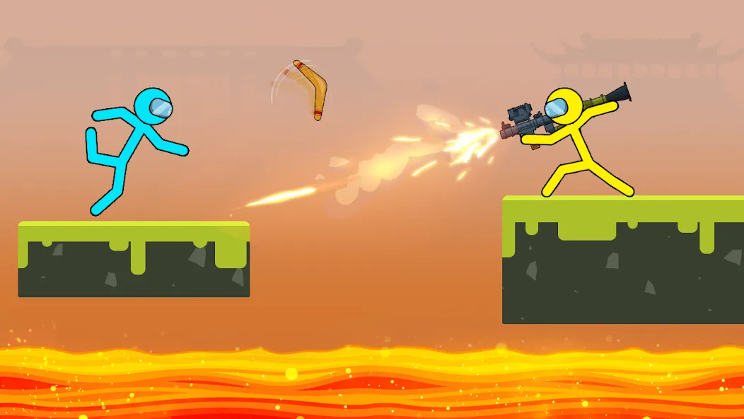 Stick-man Fighting Games МОД/Взлом [Меню, Бесконечные монеты и Открытые уровни] Screenshot 4