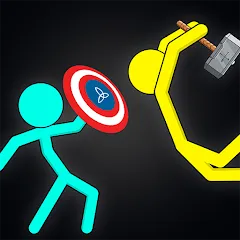 Скачать Stick-man Fighting Games Взлом (много денег) на Андроид бесплатно