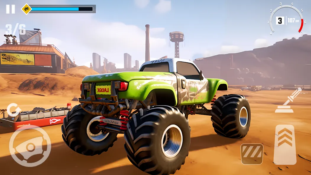 4x4 Monster Truck Racing Games (Монстр Трак Гонки игры) МОД/Взлом [Бесконечные деньги, Монеты и Мега MOD] Screenshot 1