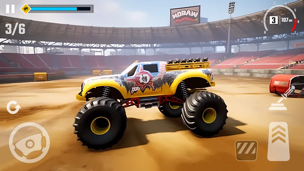 4x4 Monster Truck Racing Games (Монстр Трак Гонки игры) МОД/Взлом [Бесконечные деньги, Монеты и Мега MOD] Screenshot 2
