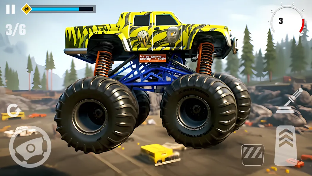4x4 Monster Truck Racing Games (Монстр Трак Гонки игры) МОД/Взлом [Бесконечные деньги, Монеты и Мега MOD] Screenshot 4